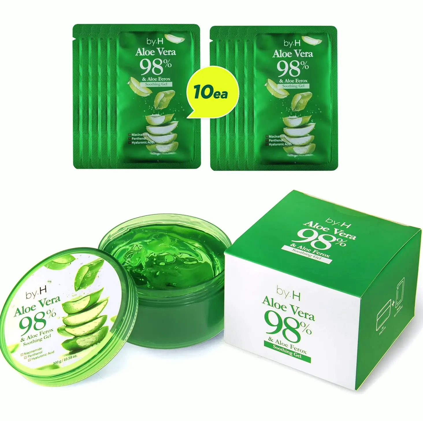 Natural Aloe Vera Soothing Gel for Body & Scalp