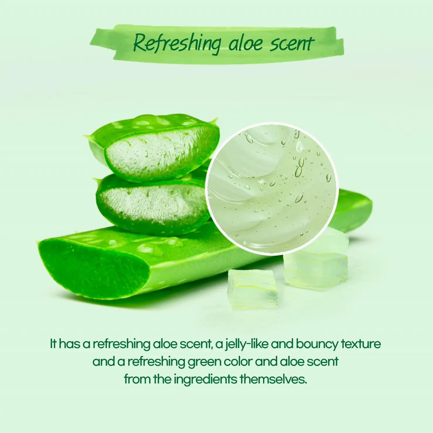 Natural Aloe Vera Soothing Gel for Body & Scalp