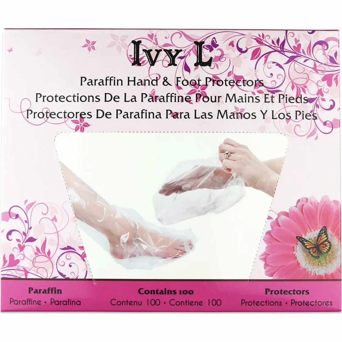 100 pcs Paraffin Wax Liner Bags for Hands 15 x 10 Inches