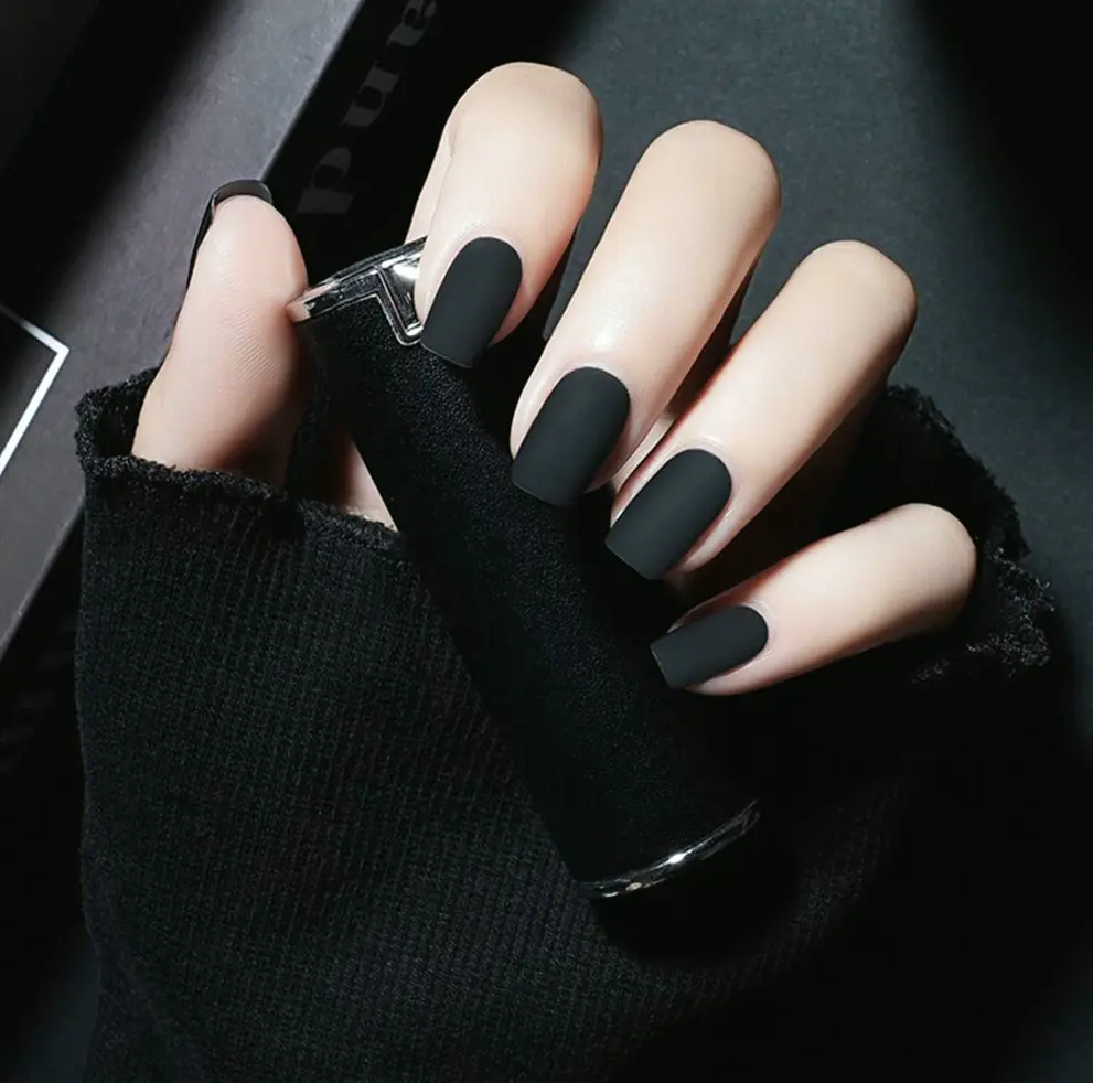 Polish Manicure Paint Black15ML Off UV Design