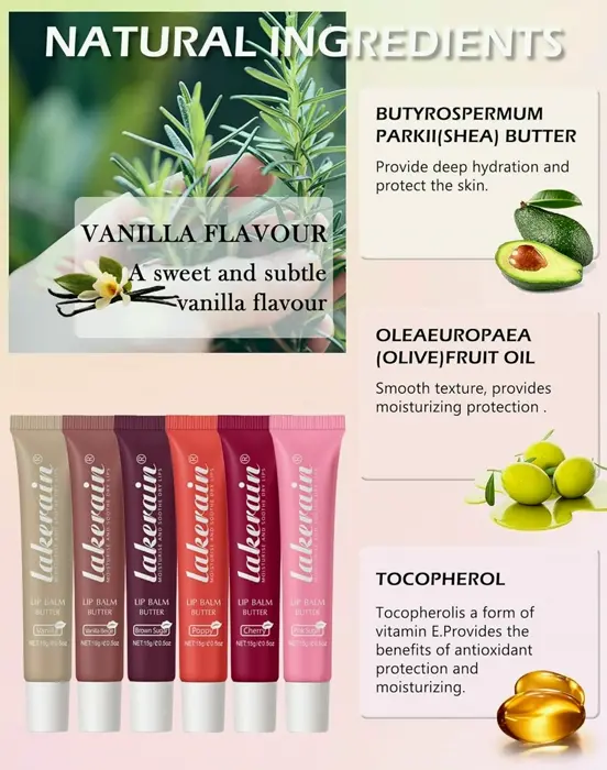 Lips Butter: 3 Colors Moisturizing Bundle A