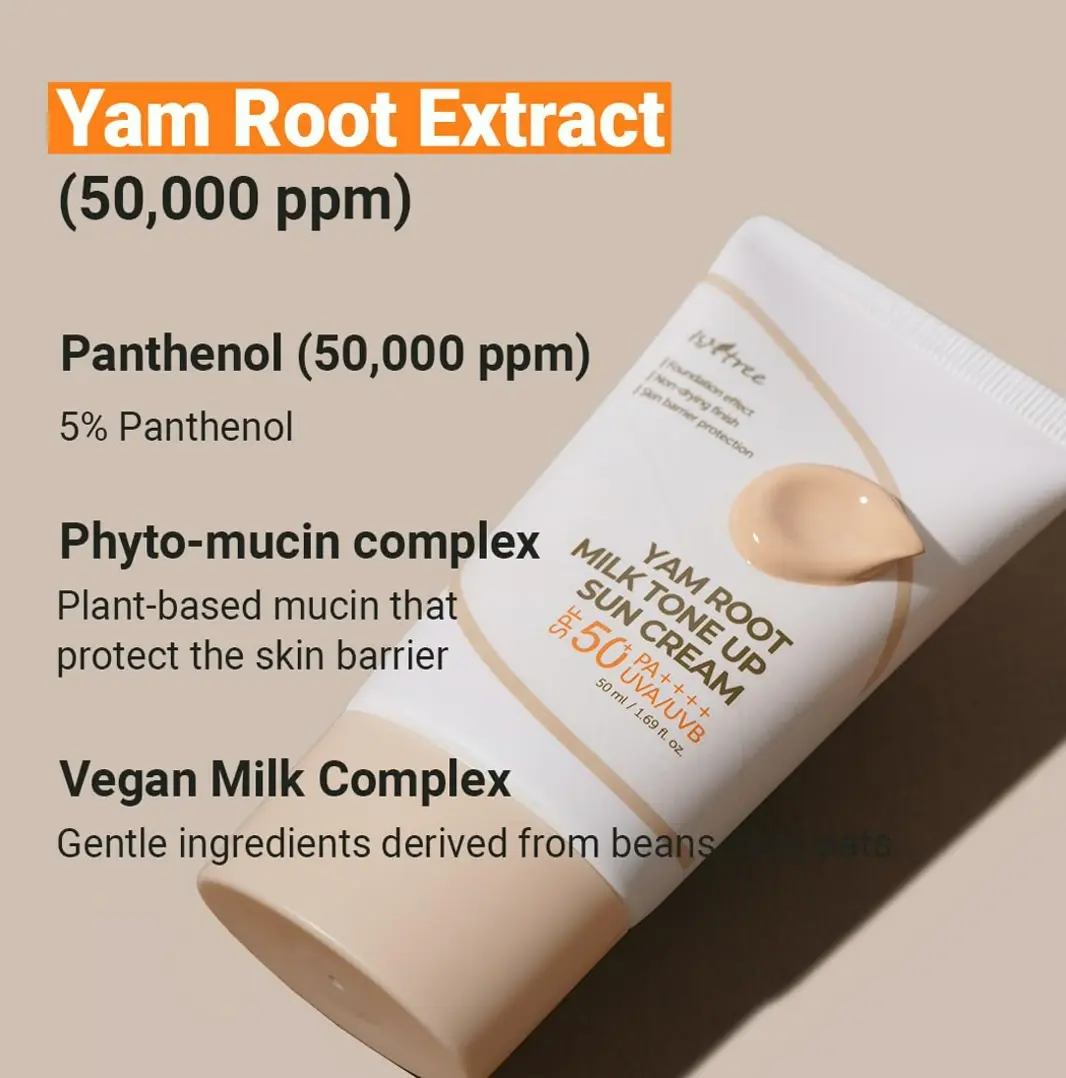 IsNtree Yam Root Tone-Up Sunscreen Lotion 50ml