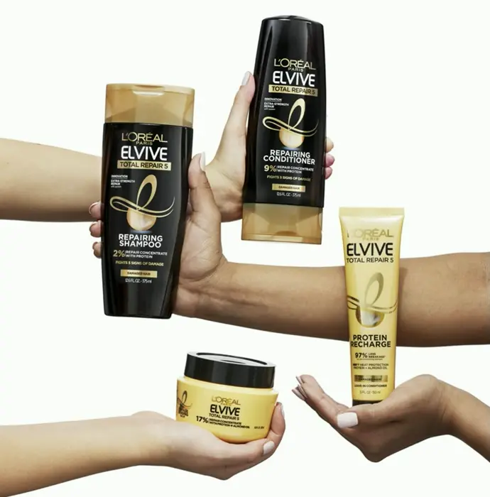 Loreal Paris Elvive Total Repair 5 Hair-Wash and Conditioner Bundle