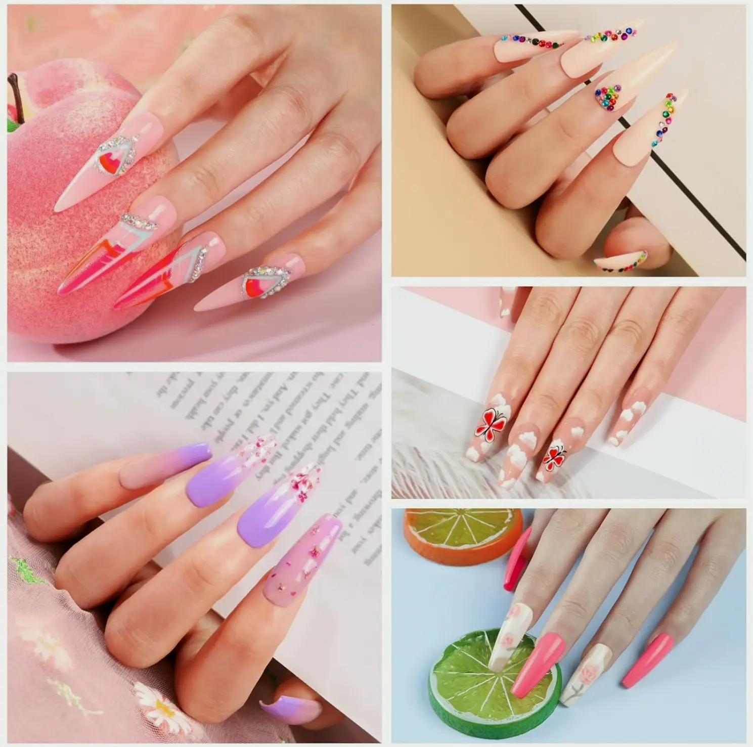Nail Gel Kit with UV Lamp