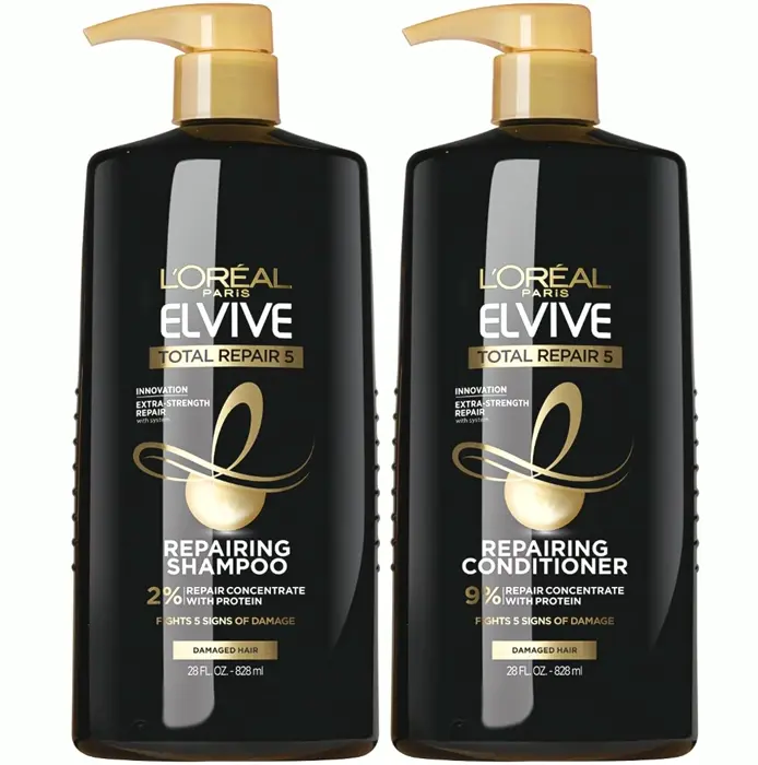 Loreal Paris Elvive Total Repair 5 Hair-Wash and Conditioner Bundle