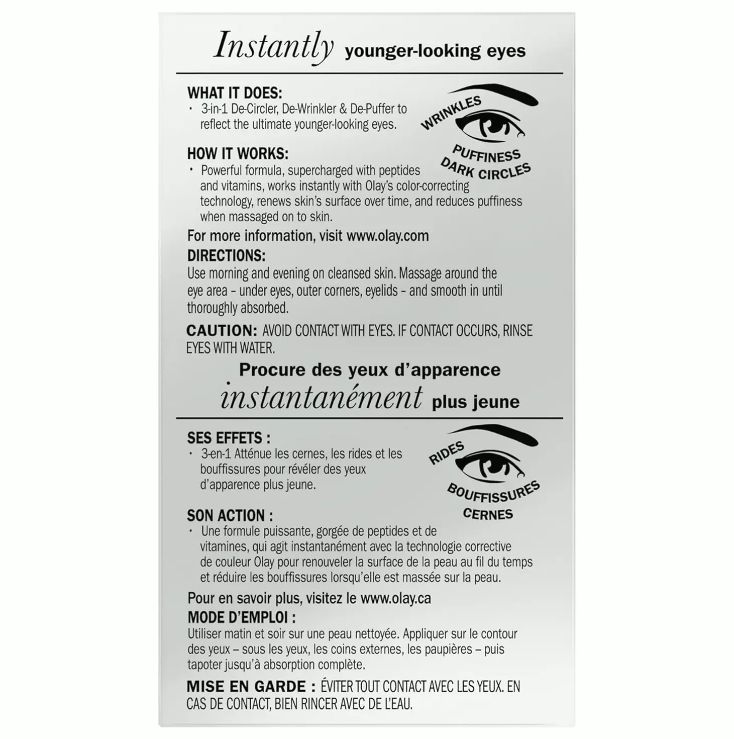 Olay Supreme Eye Cream for Dark Circles, 13 ml