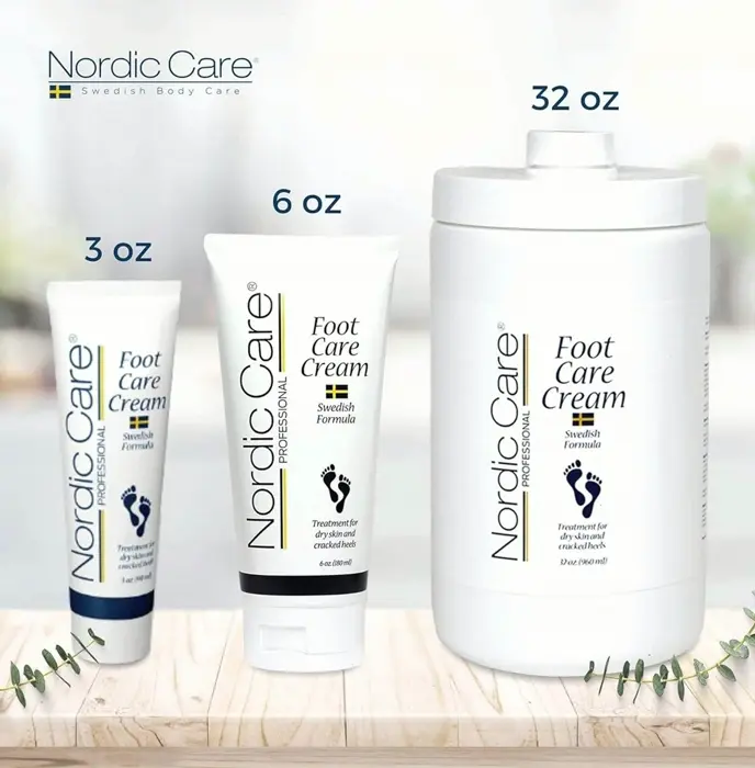 Scandinavian Foot Lotion with High Urethane for Cracked Heels