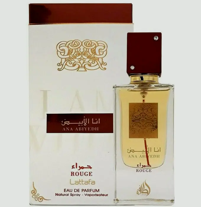 Lattafa Perfumes Ana Abiyedh Rouge Gender-neutral Eau de Parfum Spray, 60 ml