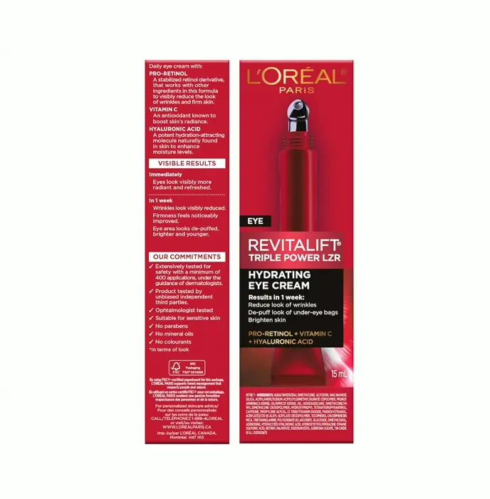 L’Oreal Parisian Revive Triple Power Anti-Age Eye Cream, 0.5 oz