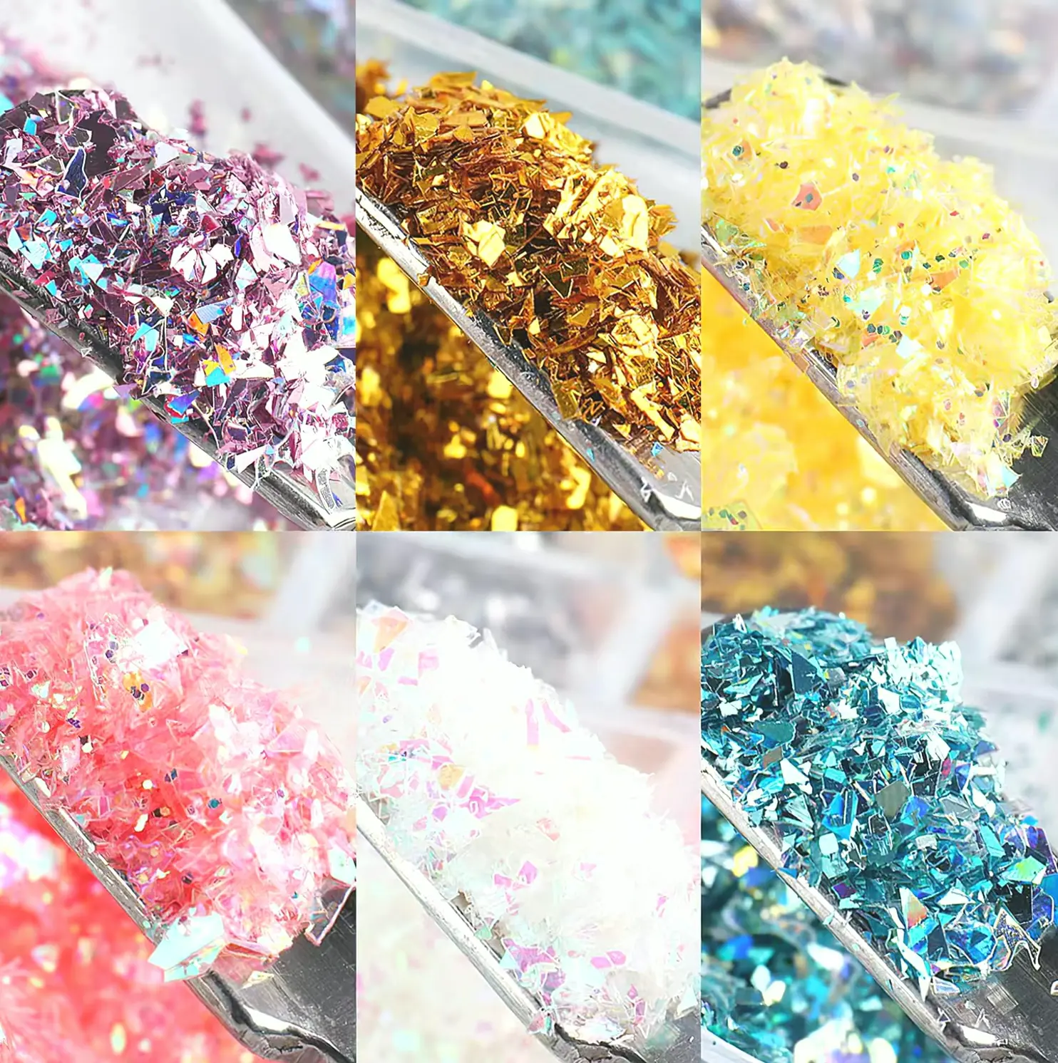 Distinct Manicure Foil Fragments Glitter