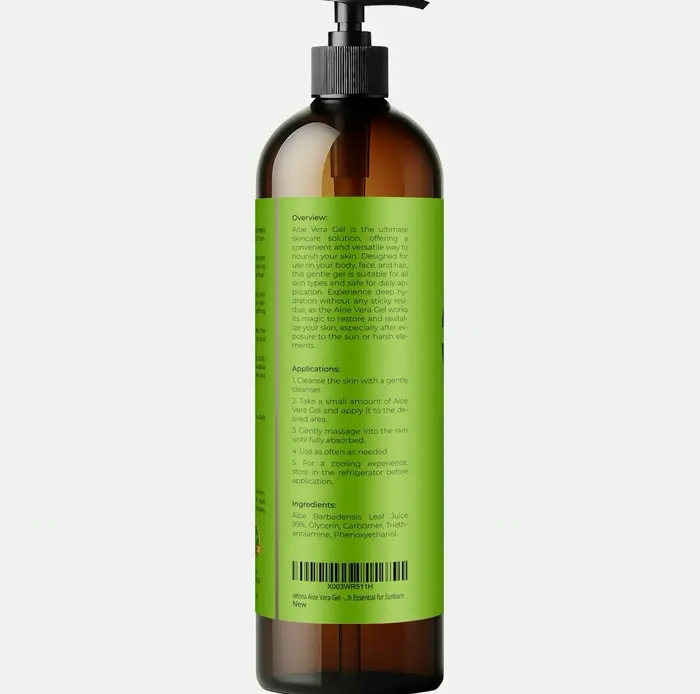 Velona Aloe Gel - 8 ounces | Pure & Vegan