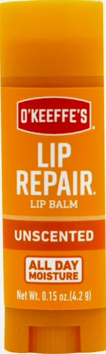 O'Keeffe's Unscented Lip Balm Stick (Single Pack Unit)
