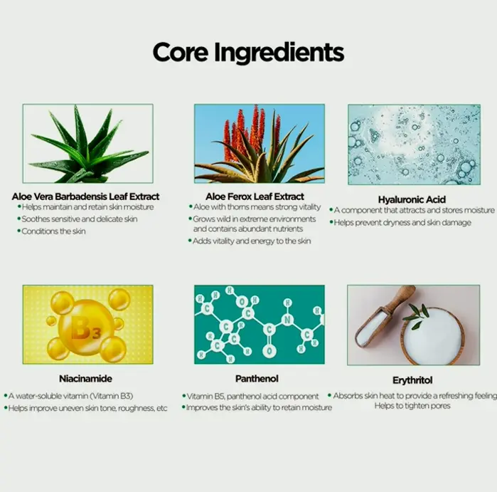 Natural Aloe Vera Soothing Gel for Body & Scalp