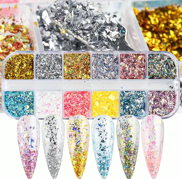 Distinct Manicure Foil Fragments Glitter