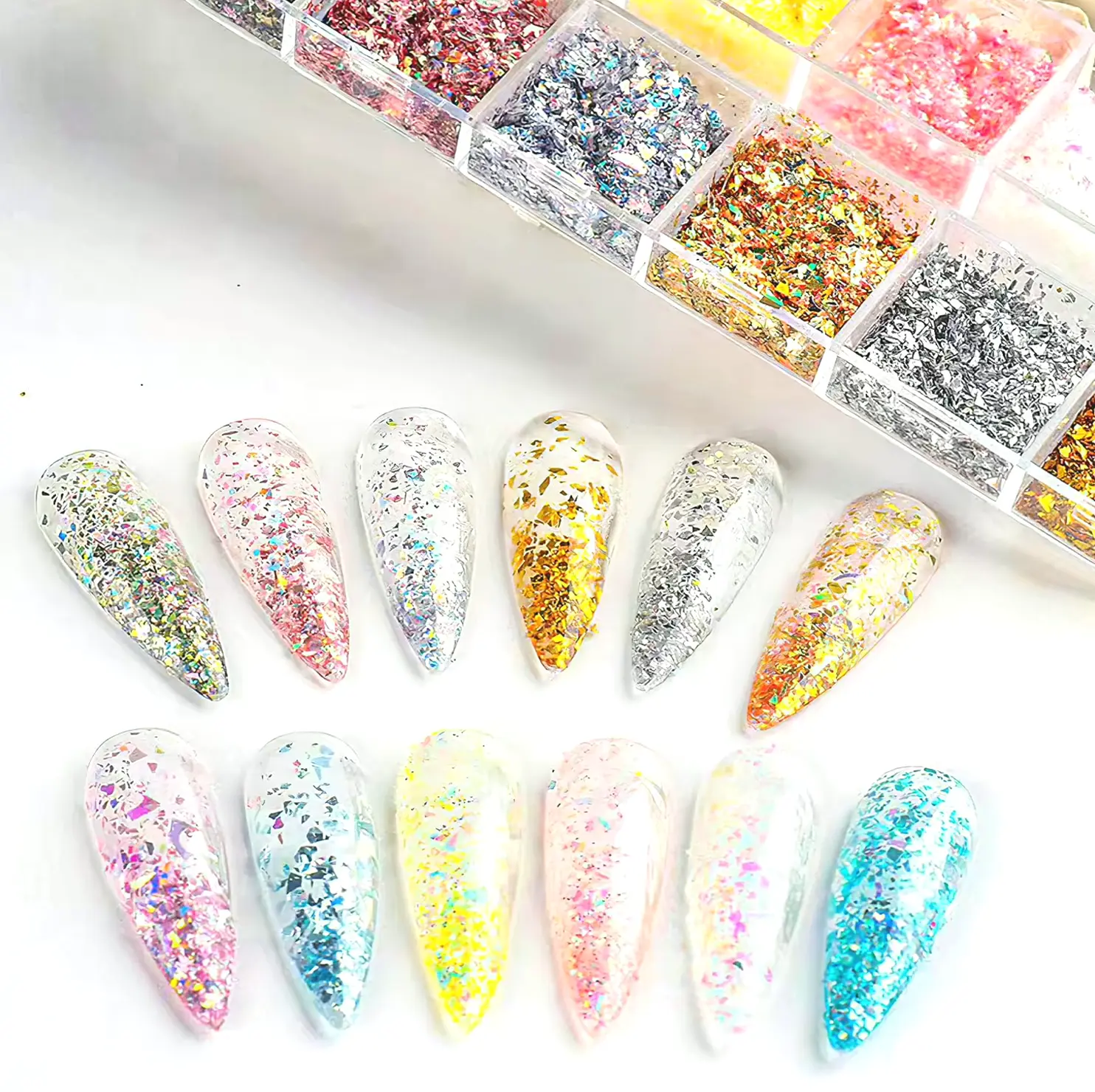 Distinct Manicure Foil Fragments Glitter