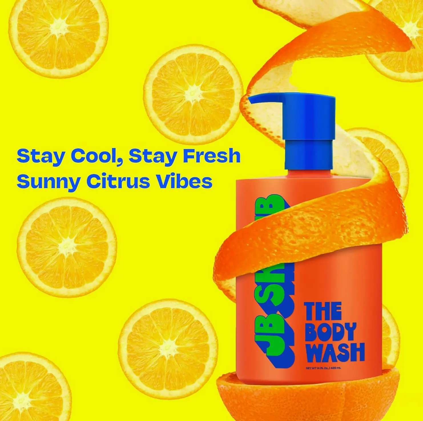 Kids Foaming Fruit-Scented Body Cleanser for Boys - Natural Formula - 14 Oz