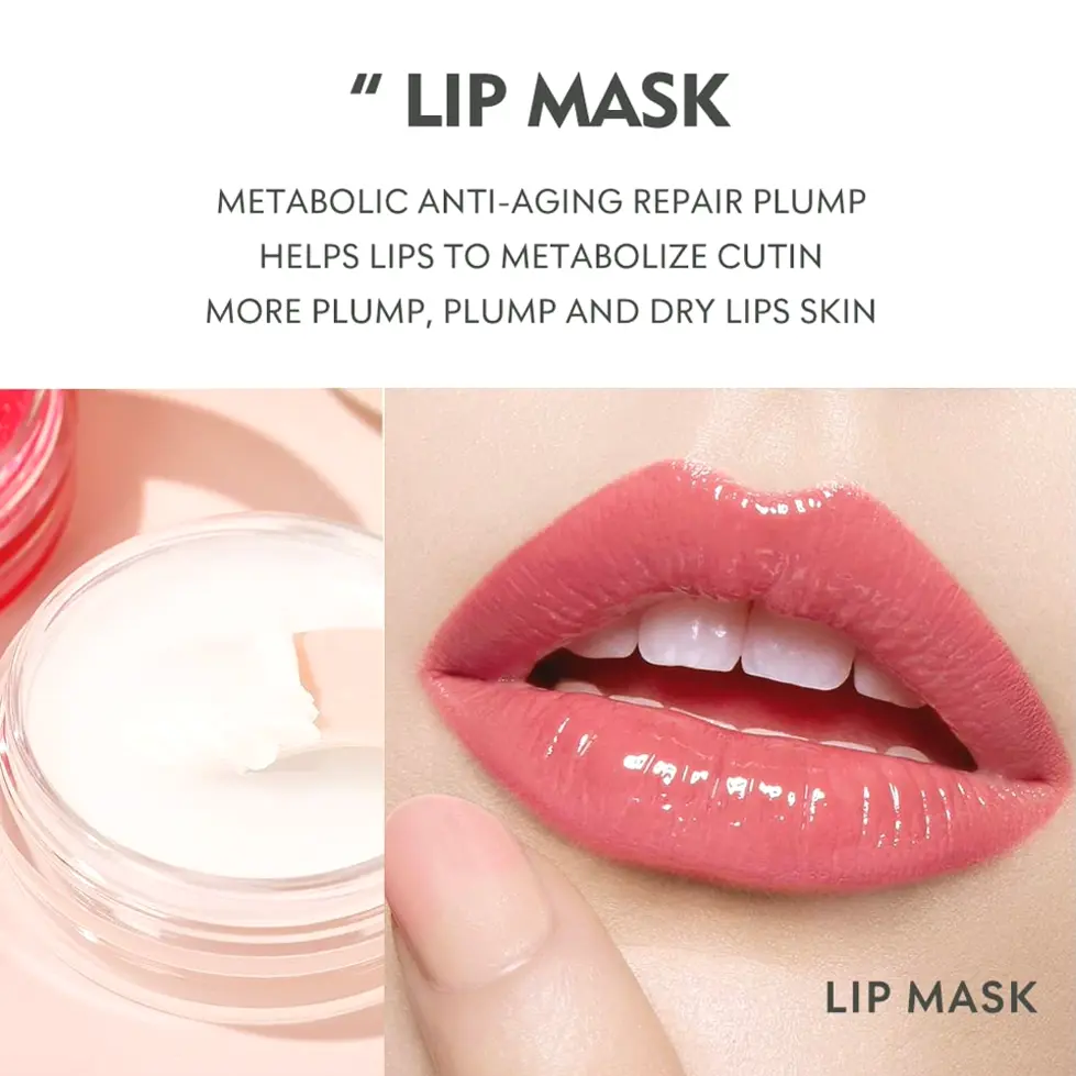 Moisturizing Lip Care, 3 Pcs Makeup Set for Shiny and Nourishing Lips