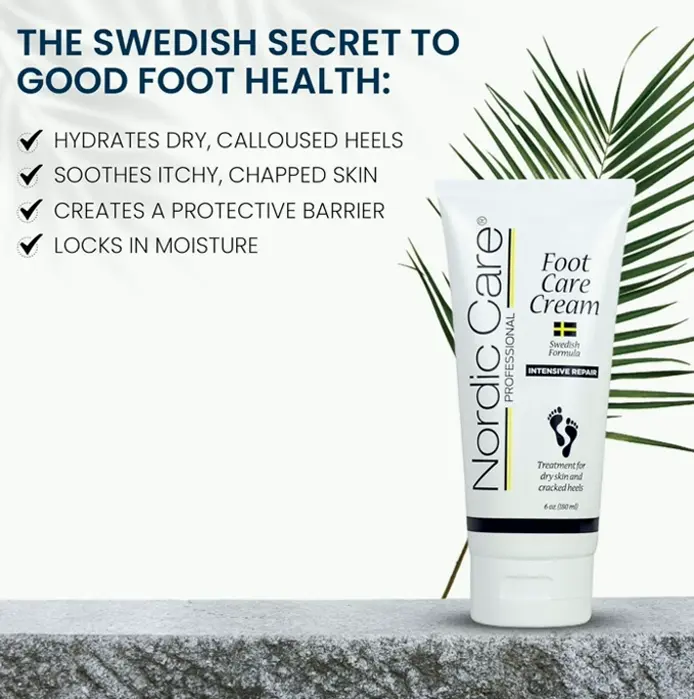 Scandinavian Foot Lotion with High Urethane for Cracked Heels