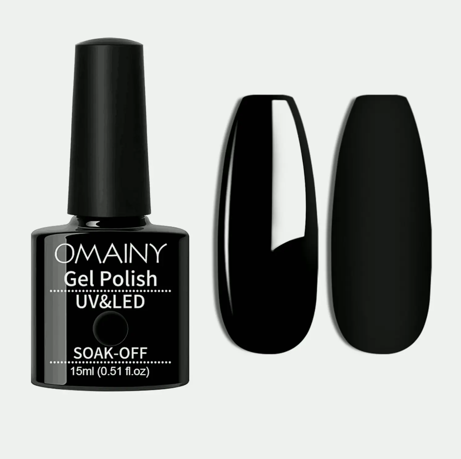 Polish Manicure Paint Black15ML Off UV Design