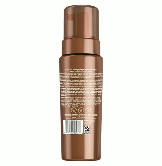 Instant Sun Skin Mousse, Auto Tanner for Subtle Glow, 6 Oz