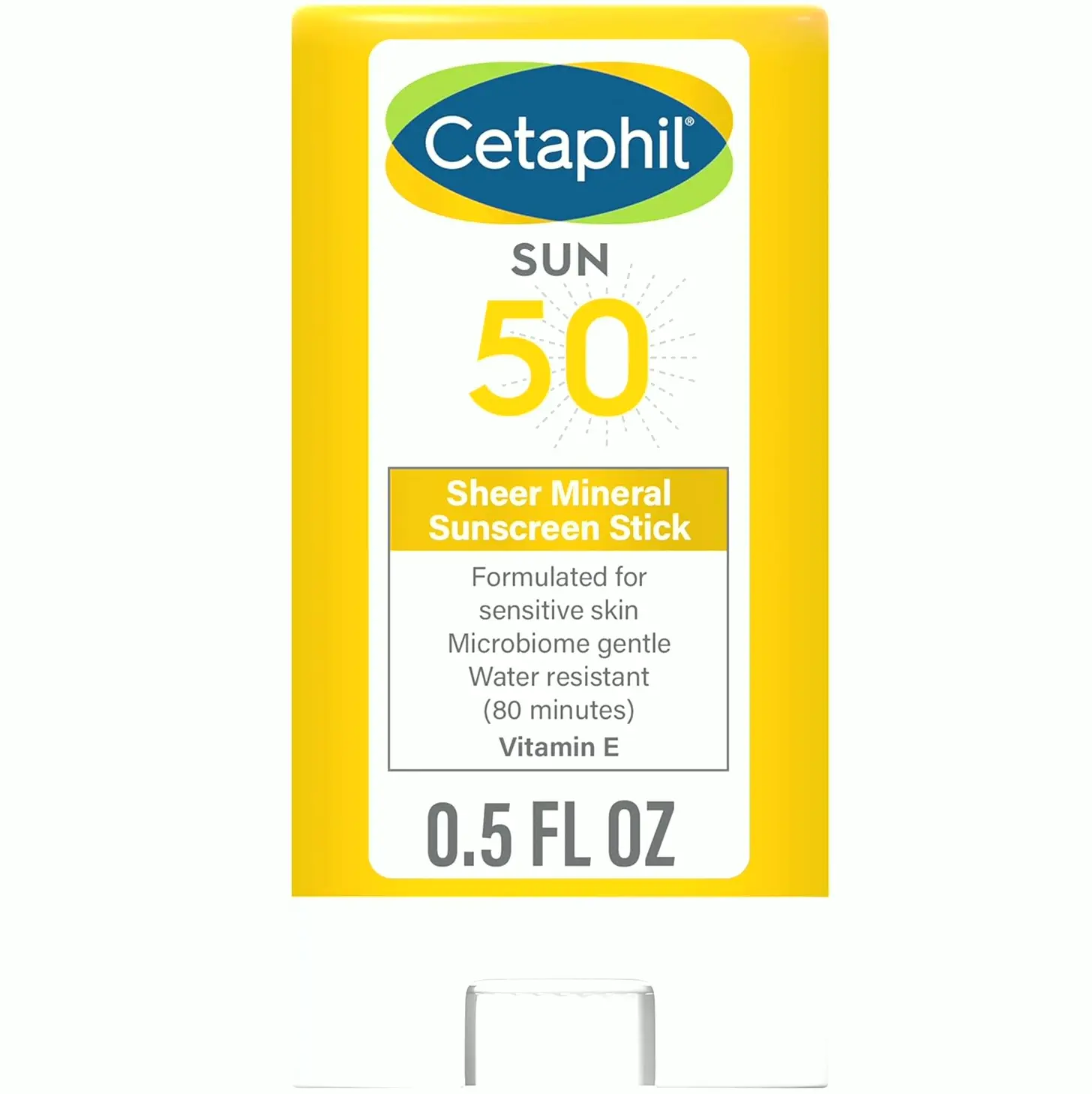 CETAPHIL Sunblock Stick for Face & Body Use, 0.5 ounces, All-Mineral Protection