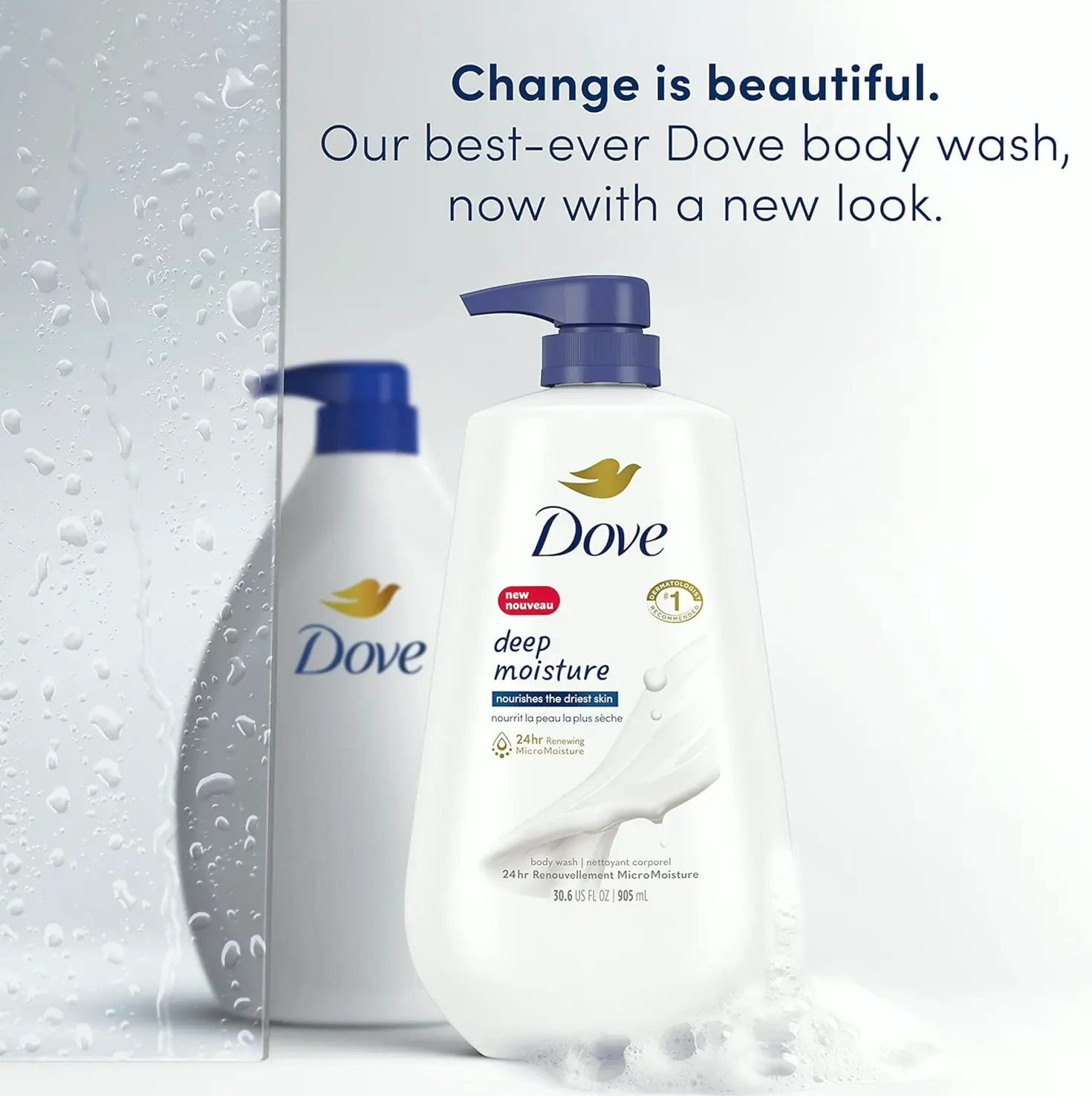 Dove's Deep Moisture Cleanser using Dispenser - 30 oz
