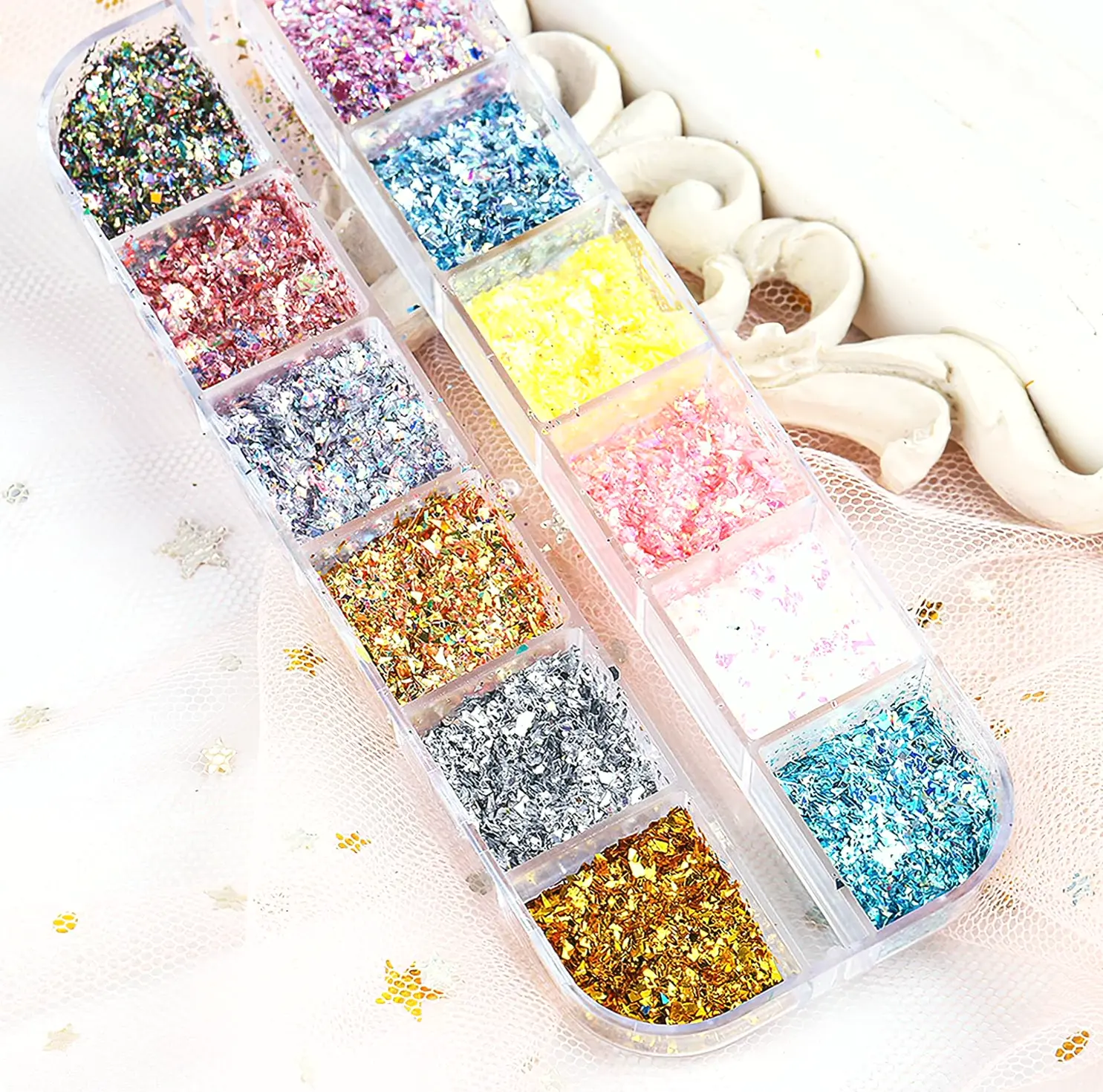 Distinct Manicure Foil Fragments Glitter