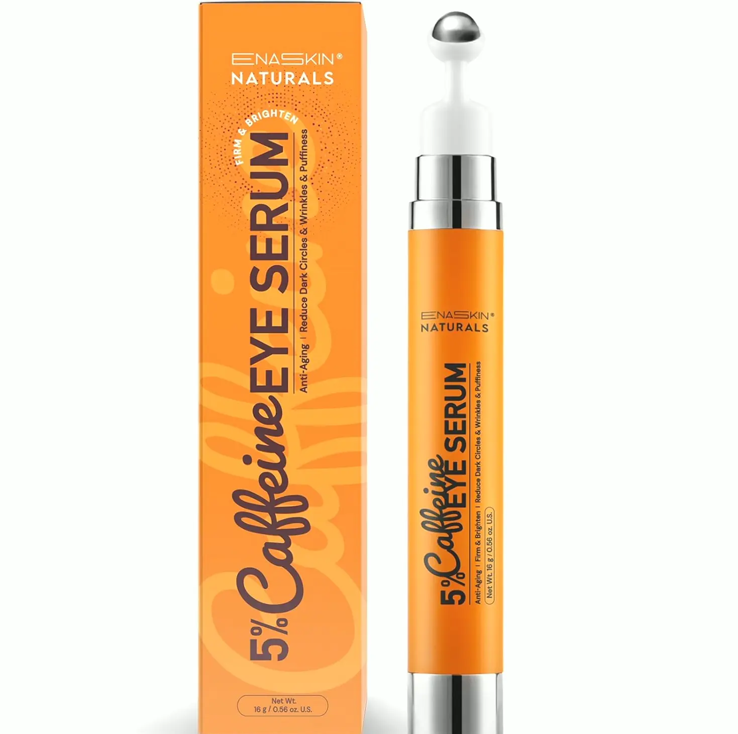 Caffeine Under Eye Treatment with Enhanced Blend 5% Caffeine-Infused and , Niacinamide, Vitamin E