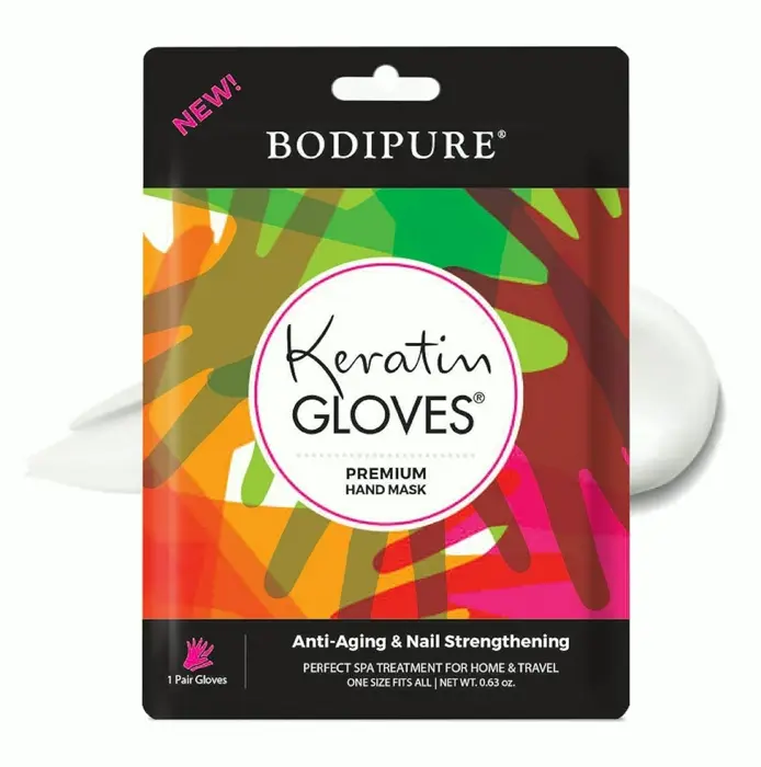 Luxurious Keratin Hand Mask | Hydrating Gloves for Parched Hands & Nail Softening