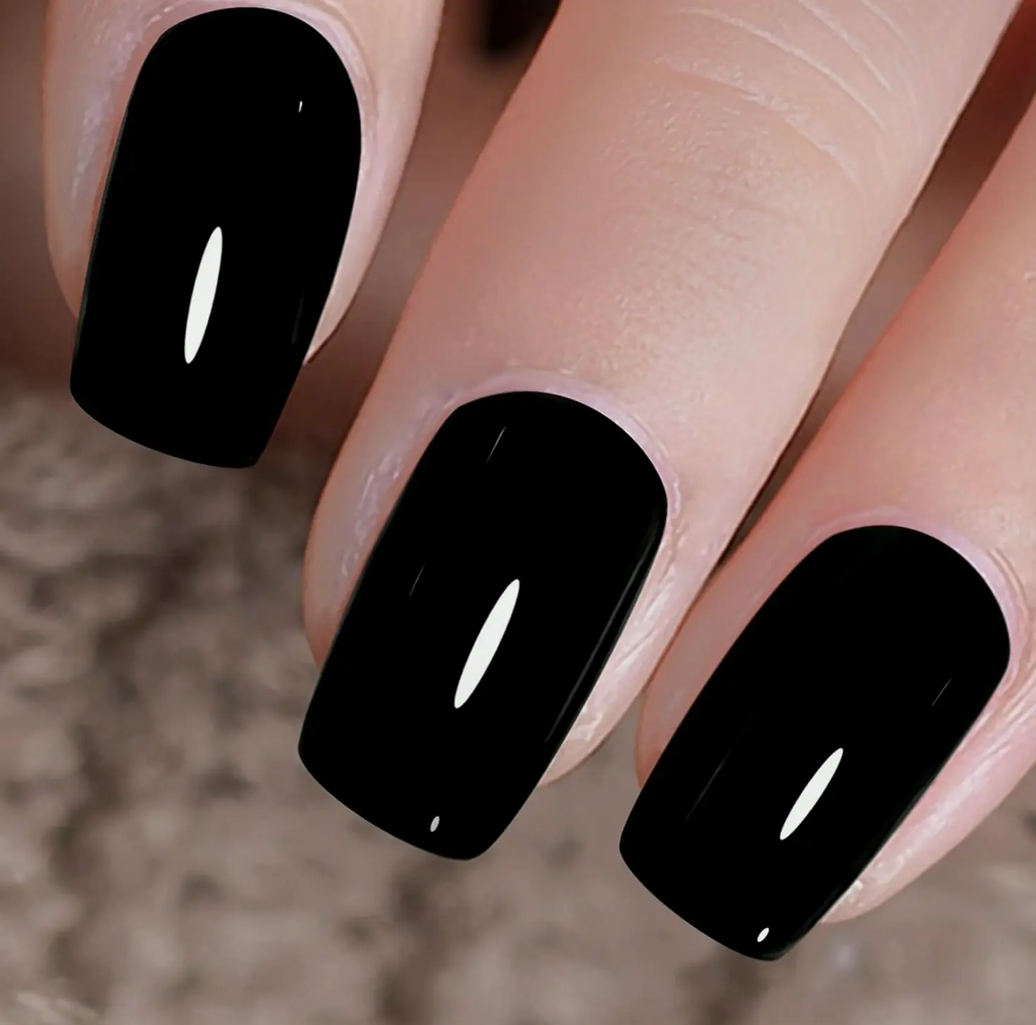 Polish Manicure Paint Black15ML Off UV Design