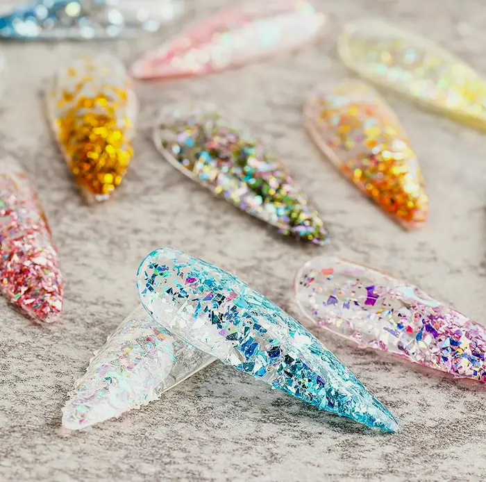 Distinct Manicure Foil Fragments Glitter