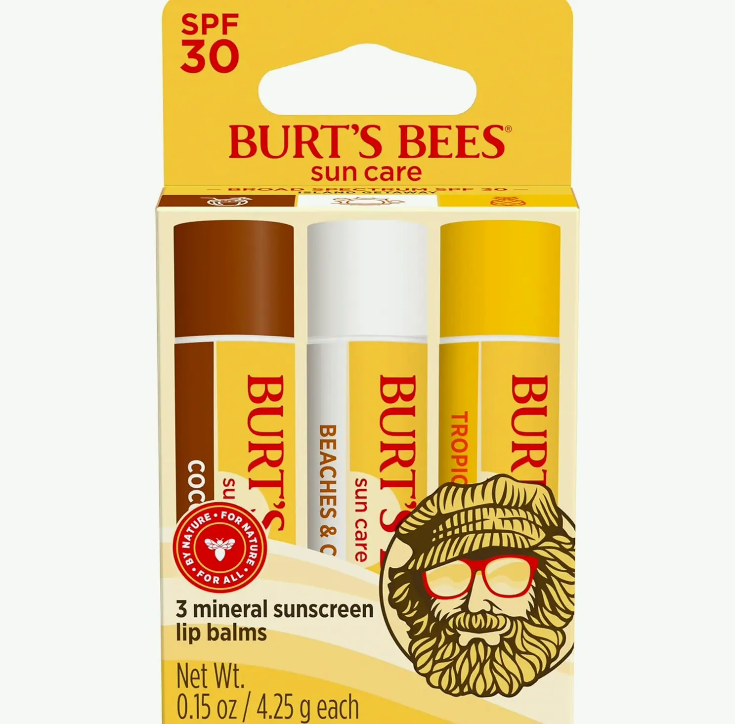 Burt’s SPF 30 Lip Treatment, 3-Pack